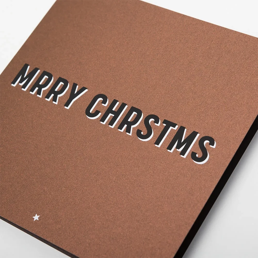 Christmas card wicked greetings