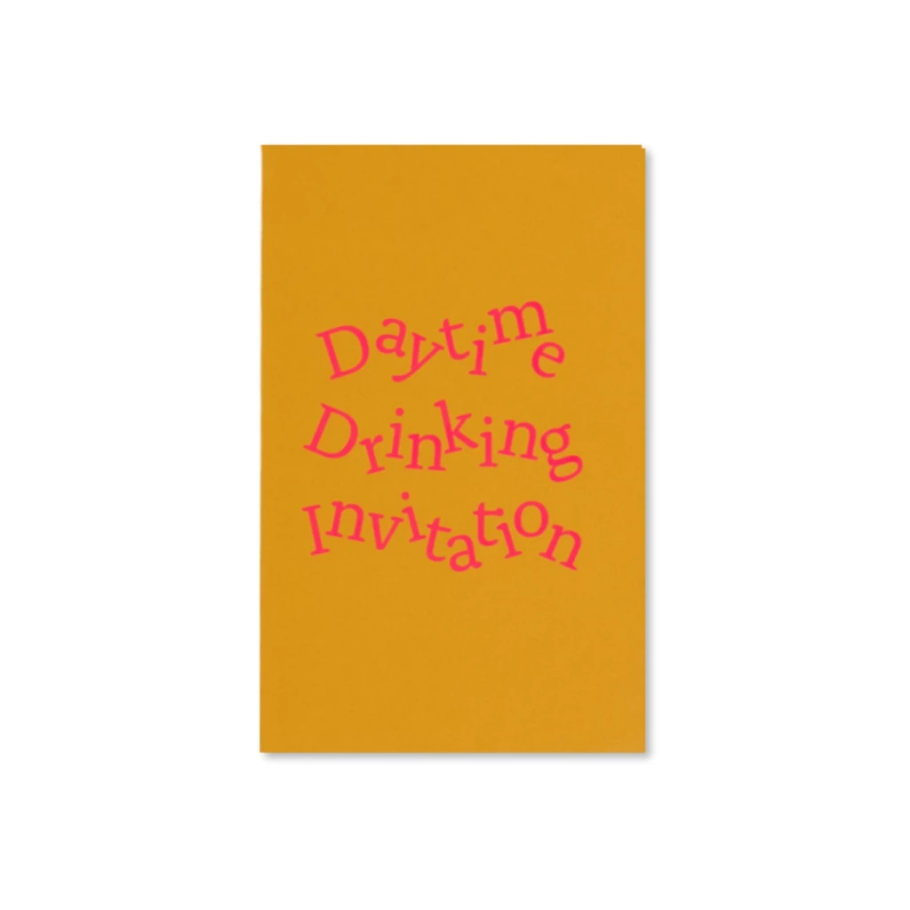 Greeting card set Daytime Drinking Invitation Mini with 5 cards