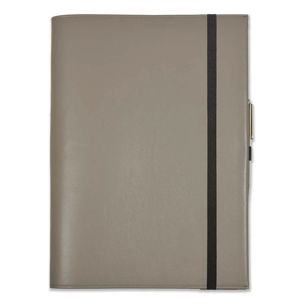 Book cover A4 for LEUCHTTURM1917 notebooks, leather, taupe