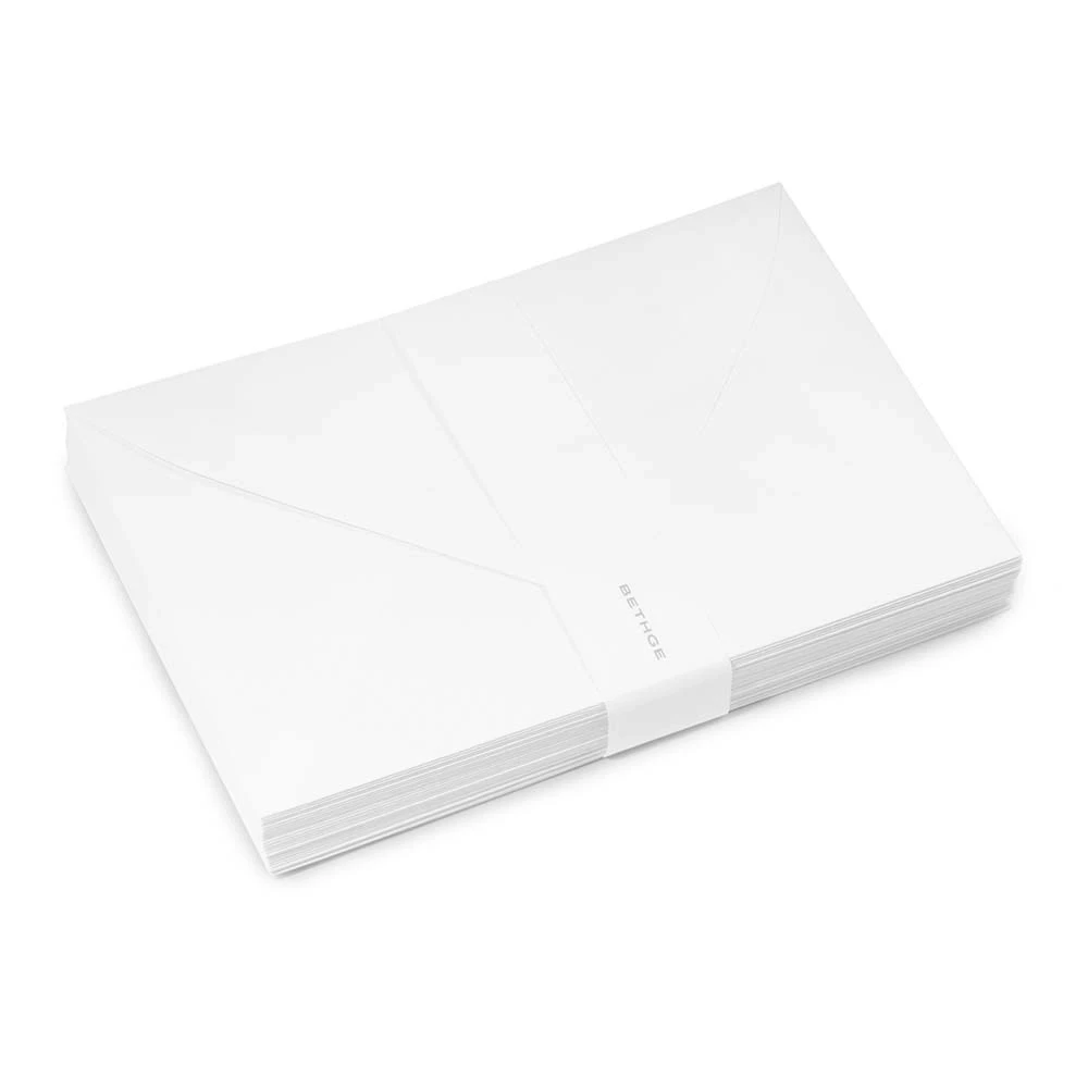 25 Diplomat envelopes, BlancBlanc