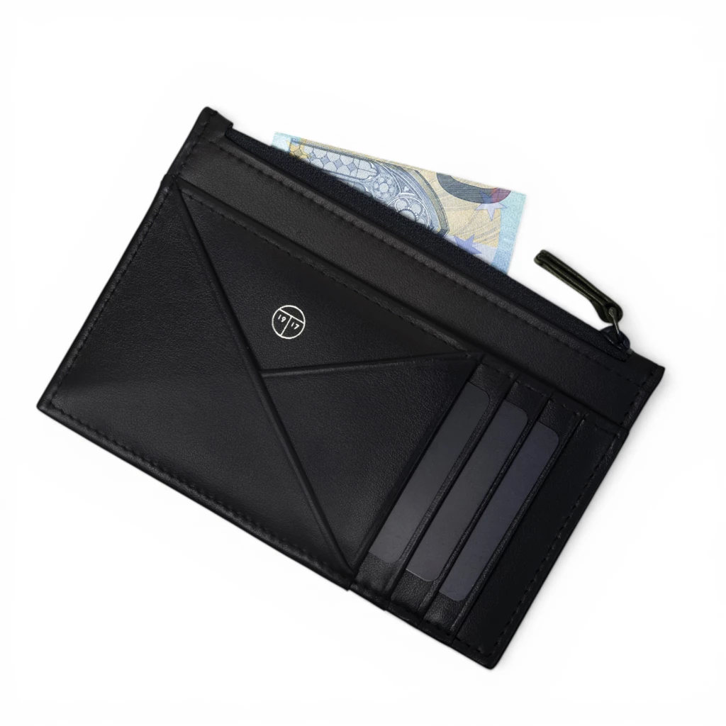 Credit Card Caddy, large, nero