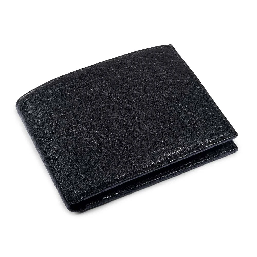Wallet with Coin Pocket, leather Granbury, black