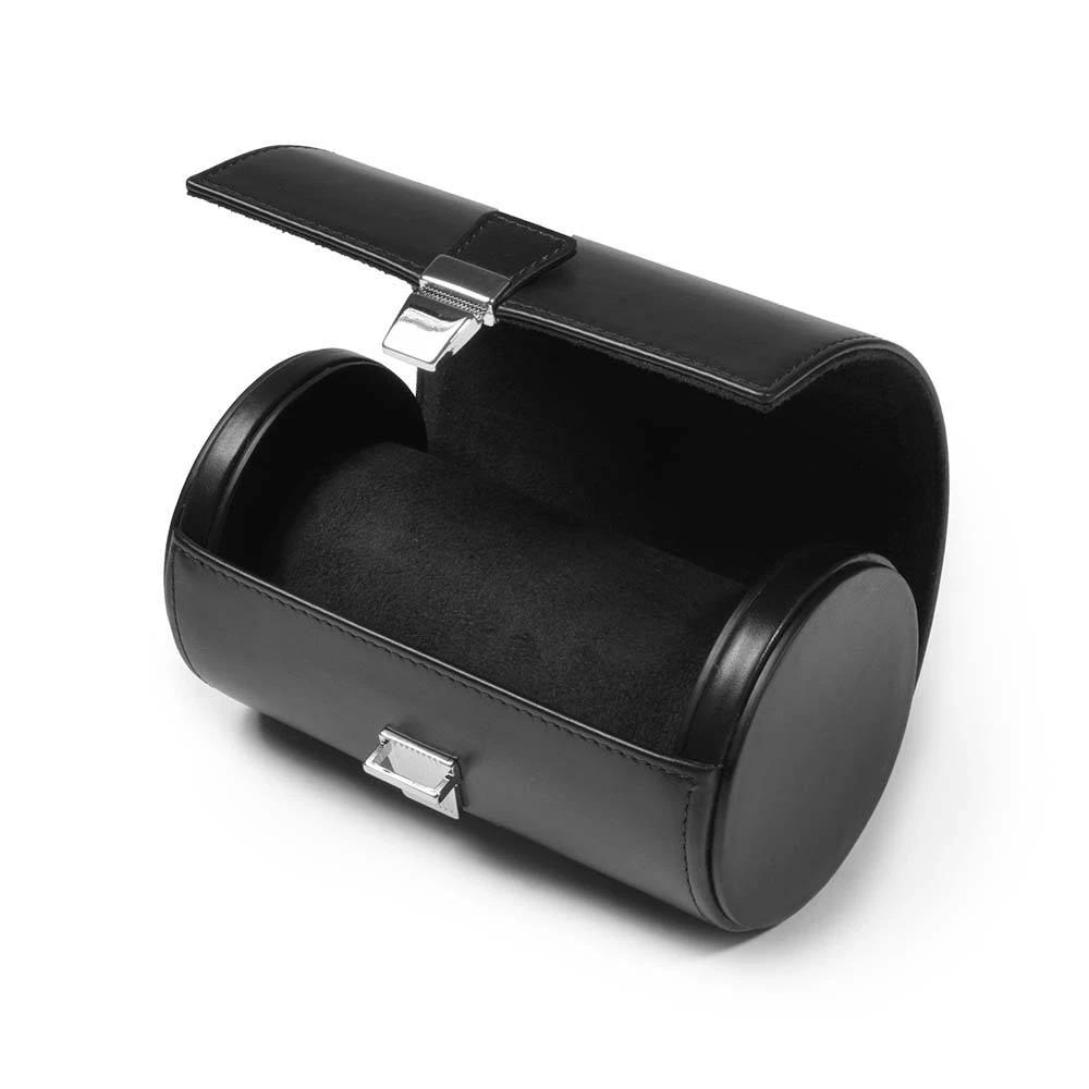 Watch Roll Case for 2 Watches, nappa leather, black