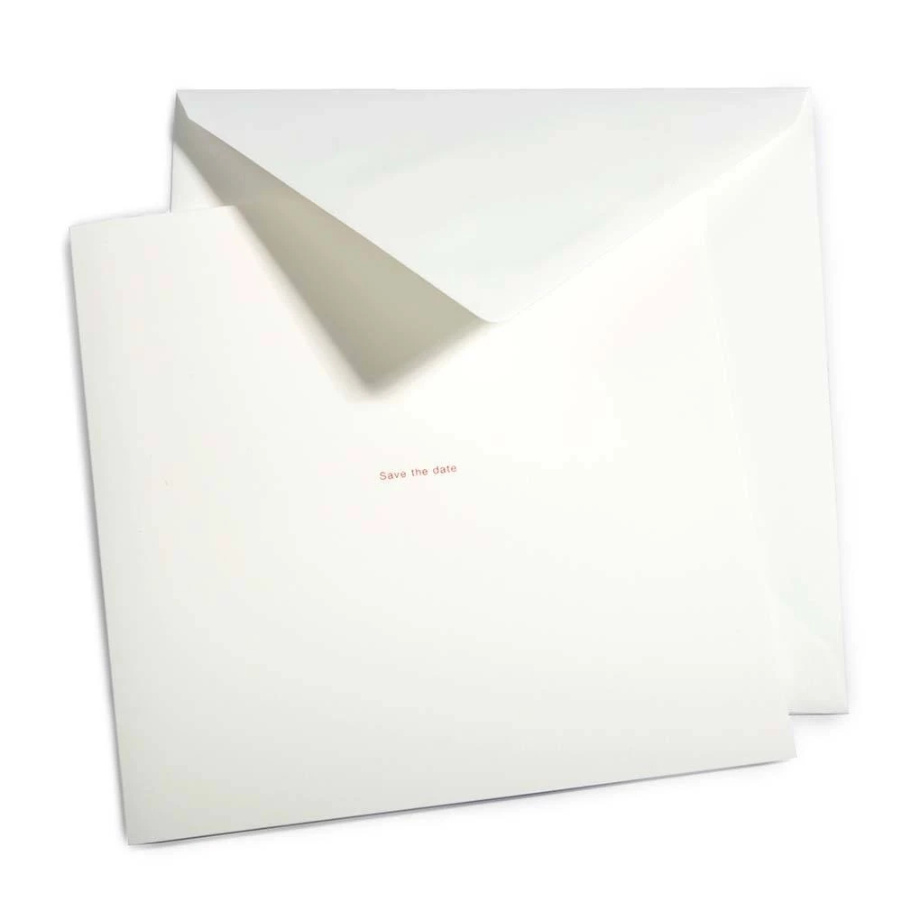 Invitation card Save the date Helvetica