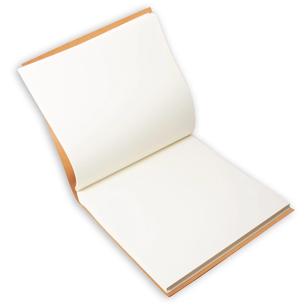Photo Album, 50 pages, leather cover, 45x45 cm, orange