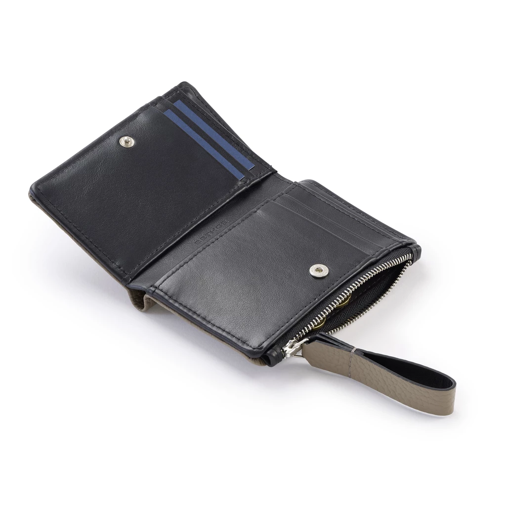 Bethge - Wallet Adri - Women - Leather - Zip - taupe