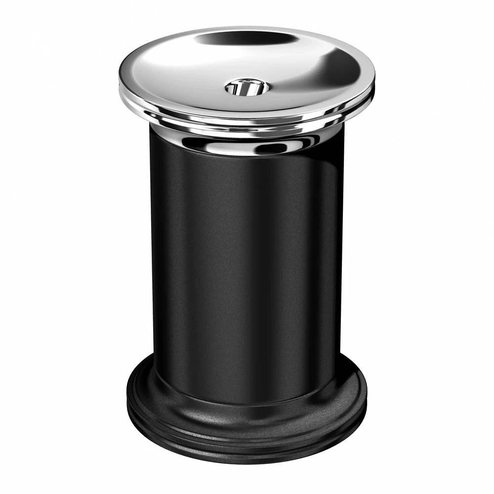 el_casco_anspitzer_zylinder_m435_schwarzchrom_2 El Casco cylinder pencil sharpener M435 black/chrome