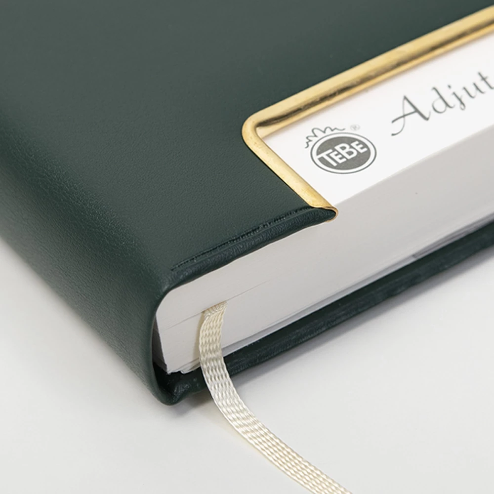 Adjutant daily calendar 2026 TeBeskin emerald green