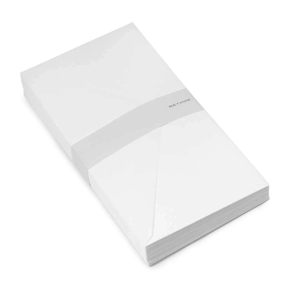 25 long DIN envelopes, Smooth White