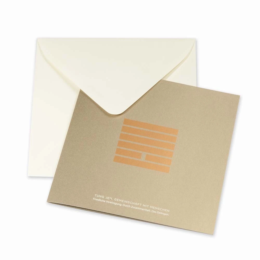 Card set Diplomat, laid paper