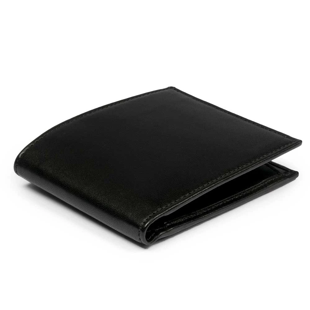 Wallet with Coin Pocket, nappa leather, black