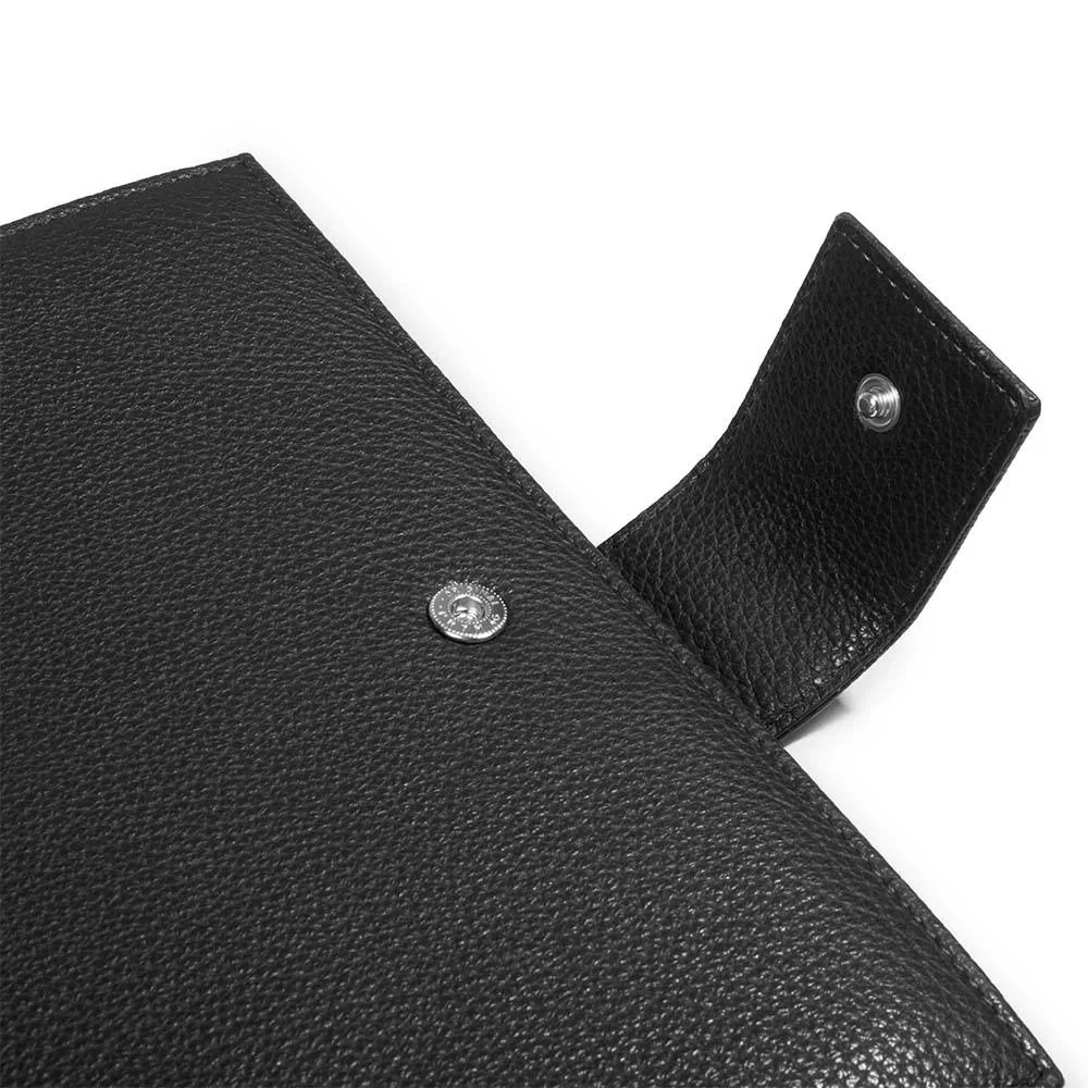 Daily Planner Adri, leather, black