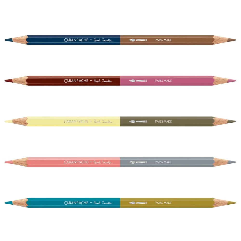 Colour Pencils - Caran d'Ache - BICOLOR SET - PAUL SMITH 