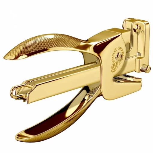 El Casco Plier Stapler M85, gold-plated