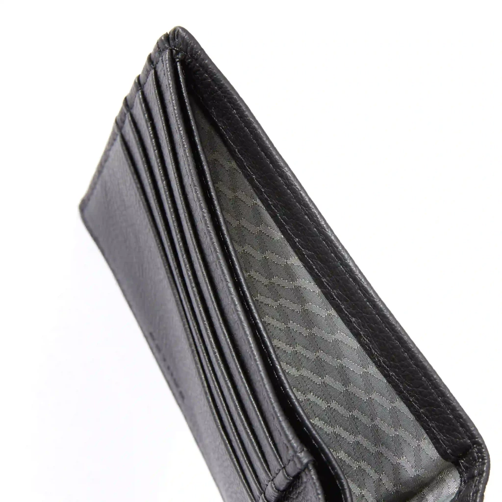 Card Wallet, Kollektion 1977,  leather, black