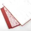 Edition C weekly calendar 2026 Novara ruby red, gold edging - 2
