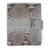 Daily Planner, python leather, grey