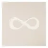Greeting card infinity pure sand
