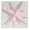 Greeting card star polygon