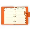 Pocket Organiser Adri, leather, orange - 2