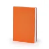 Notebook A5, linen, Orange, blank
