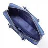 Briefcase Porto Cervo, leather, blue - 3