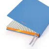 Notebook A5, leather, Racing Blue, ruled - 3