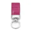 Key Ring, alligator leather, purple