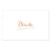 Greeting card Danke calligraphy