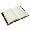 Book cover for DIN A5 books, leather Dolce, dark brown - 5
