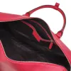 Travel bag Adri, leather, dark red - 2