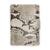 Personal Organiser, python leather, black/white