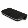 Wallet with Zip, python leather, large, black - 2