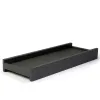 Pen tray, Design Stéphane Parmentier, leather, dark grey - 4