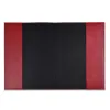 Book cover for DIN A5 books, smooth leather, dark red - 4