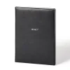 Weekly Planner 2027 Verona Black Cowhide Leather
