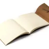Guest Book with Cover, 96 pages, leather, 21x21 cm, latte - 2