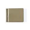 Card Wallet w. Money Clip, 6 cc, Koll. 1977, leather, olive