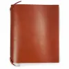 Ring Binder, A4, 4-ring mechanism, leather, tan