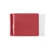 Card Wallet with Money Clip, 6 cc, Koll. 1977, leather, red