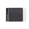 Card Wallet, Money Clip, 6 cc, Koll. 1977, leather, black