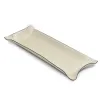 Valet tray rectangular, leather woven look, 32 x 13 cm, pearl - 4