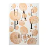 Wrapping paper Happy Birthday  dahlia 50 x 70 cm, 3 sheets
