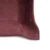Valet tray square, suede leather, 20 x 20 cm, bordeaux - 4
