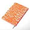 Notebook, wildlife edition, leather, leopard/white - 2
