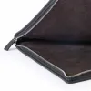 Pouch with Zip, Kollektion 1977, leather, black - 3