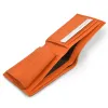 Wallet with Coin Pocket Adri,  leather, orange - 4