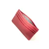 Card Wallet, 6 cc, Kollektion  1977, leather, flat, red - 3