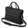 Briefcase Adri, leather, black