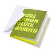 Greeting Card "Herzlichen Glückwunsch" Glow  - 2